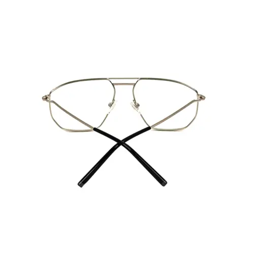 Silver Modern Turban Fit Eyeglasses