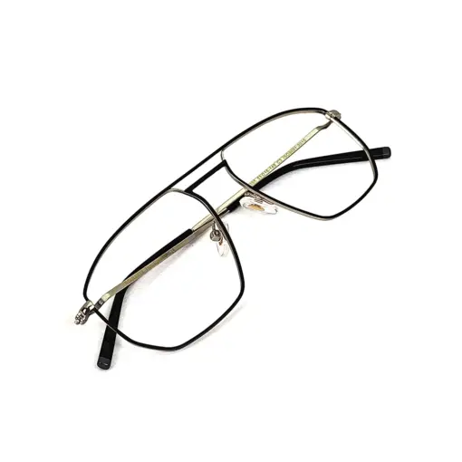 Silver Modern Turban Fit Eyeglasses