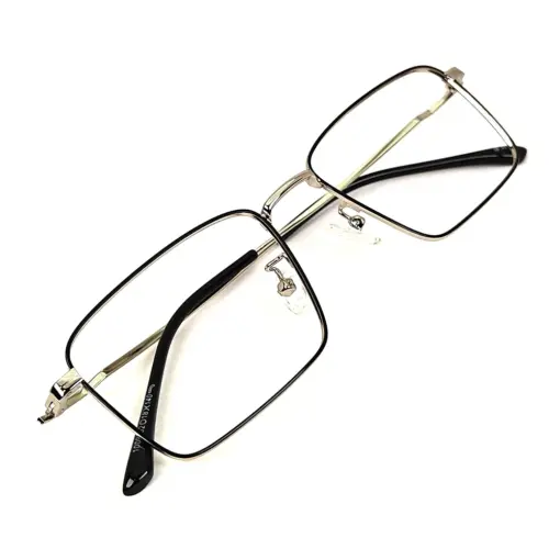 Silver Small Turban Fit Eyeglasses at chashma