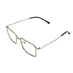 Silver Small Turban Fit Eyeglasses at chashma