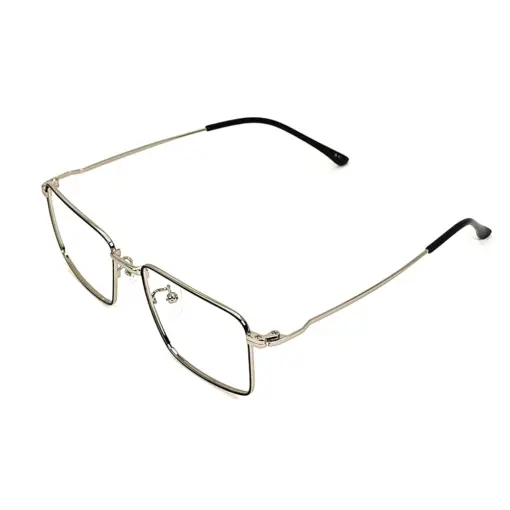 Silver Small Turban Fit Eyeglasses at chashma