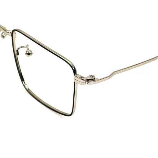 Silver Small Turban Fit Eyeglasses at chashma