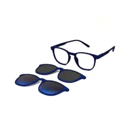 bLUE Clip-on Eyeglasses at chashmah