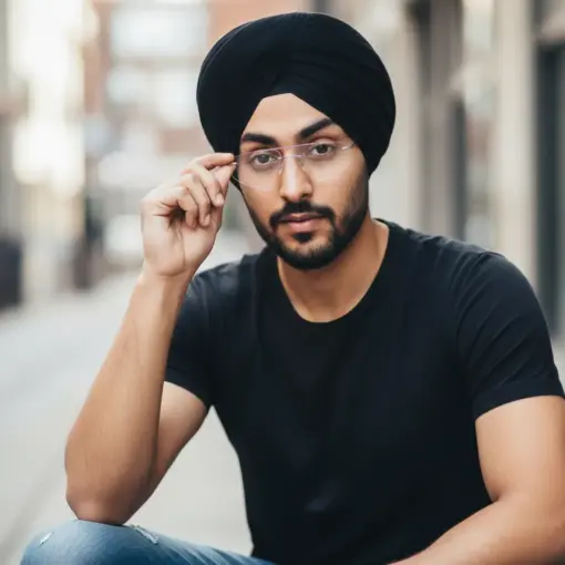Turban Fit Rimless Eyeglasses at chashmah.com
