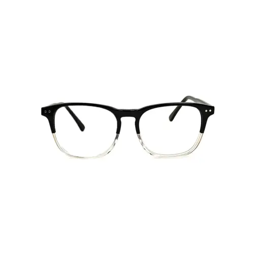 Black Dual Tone Eyeglasses At chashmah