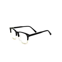 Black Dual Tone Eyeglasses At chashmah