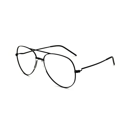 Black Fix-pad Turban Fit Eyeglasses