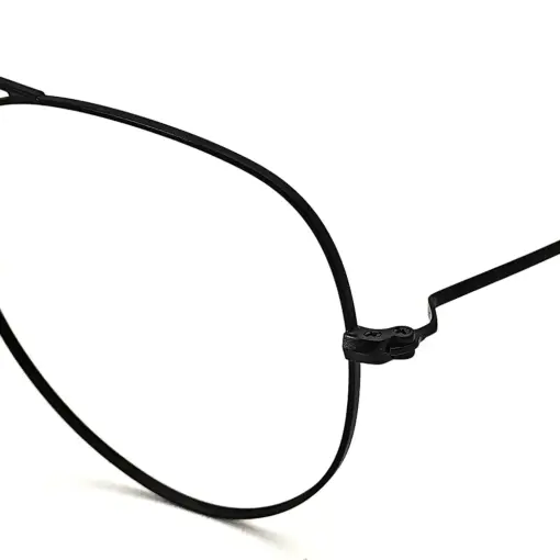 Black Fix-pad Turban Fit Eyeglasses