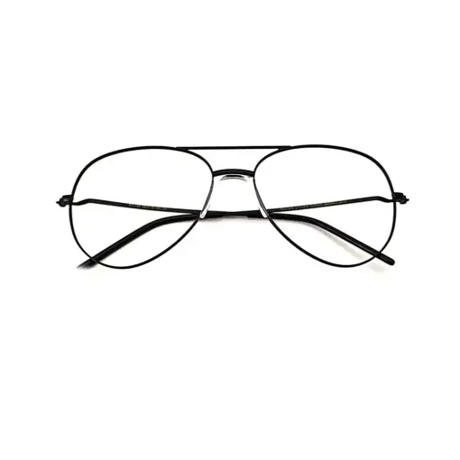 Black Fix-pad Turban Fit Eyeglasses