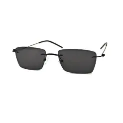 Black Rimless Turban Fit Sunglasses