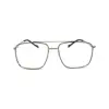 Black-Silver Turban Fit Eyeglasses