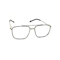 Black-Silver Turban Fit Eyeglasses