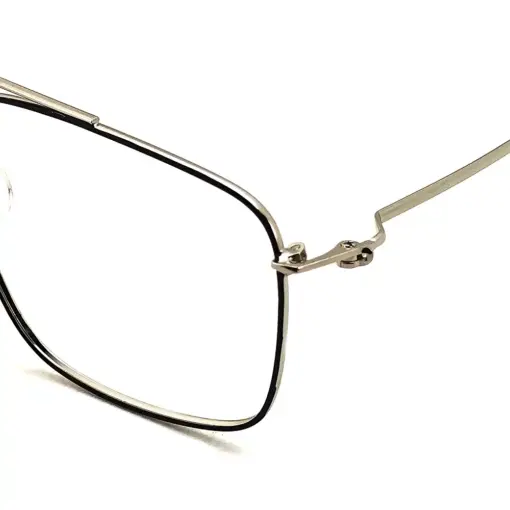 Black-Silver Turban Fit Eyeglasses