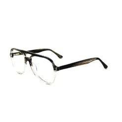 Buy Black Dual Tone Aviator Eyeglasses Online