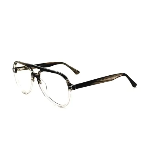 Buy Black Dual Tone Aviator Eyeglasses Online