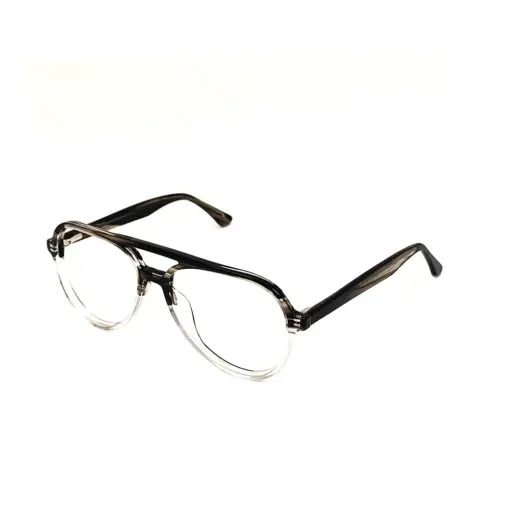 Buy Black Dual Tone Aviator Eyeglasses Online