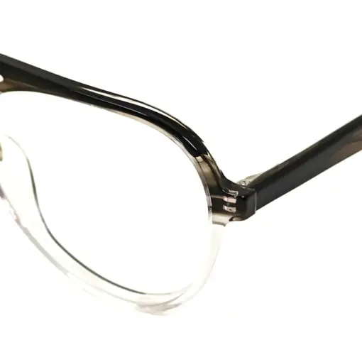 Buy Black Dual Tone Aviator Eyeglasses Online