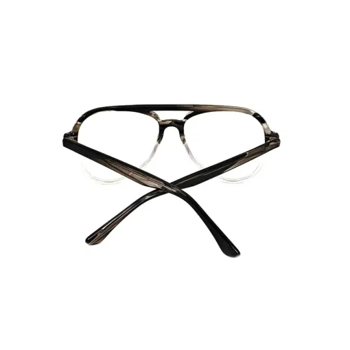 Buy Black Dual Tone Aviator Eyeglasses Online
