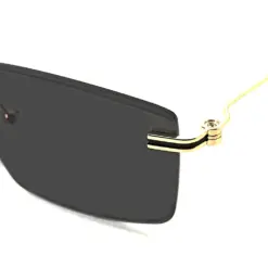 Buy Golden Rimless Turban Fit Sunglasses Online