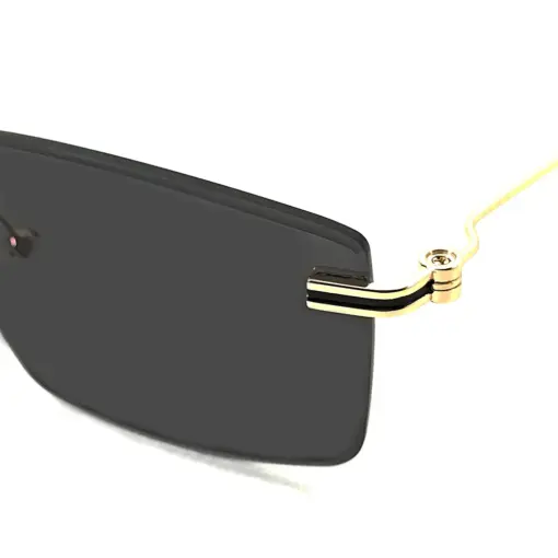 Buy Golden Rimless Turban Fit Sunglasses Online