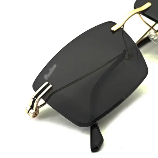 Buy Golden Rimless Turban Fit Sunglasses Online