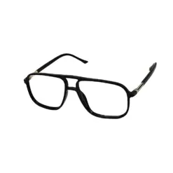 Buy Modern Black Aviator Eyeglasses Online