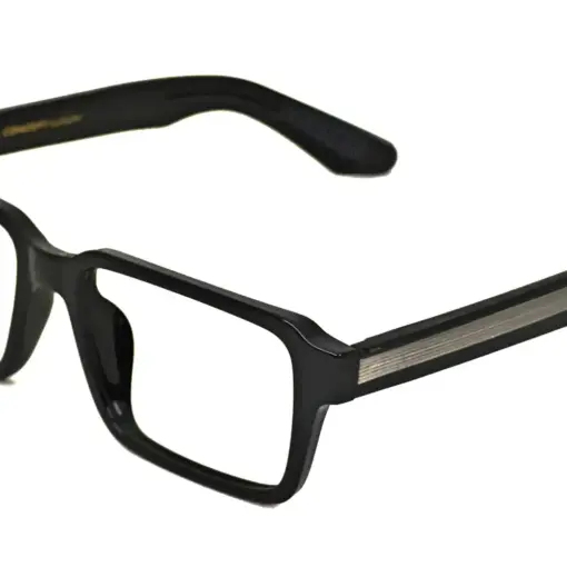 Black Compact Eyeglasses at chashmah