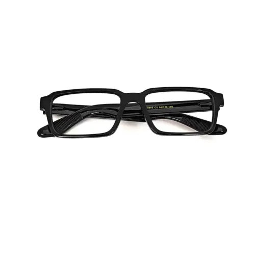 Black Compact Eyeglasses at chashmah