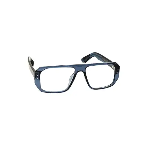 Blue Bold Eyeglasses at chashmah.com