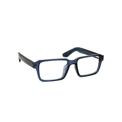 Blue Compact Eyeglasses at chashmah
