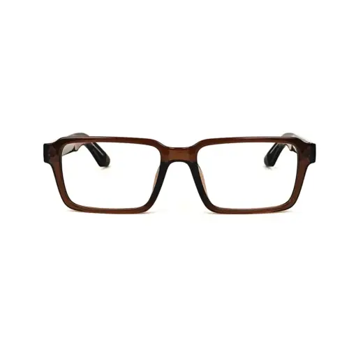 Compact Brown Eyeglasses at chashma