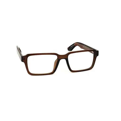Compact Brown Eyeglasses at chashma
