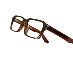 Compact Brown Eyeglasses at chashma