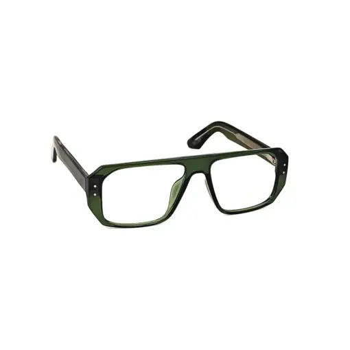 Green Bold Eyeglasses at chashmah