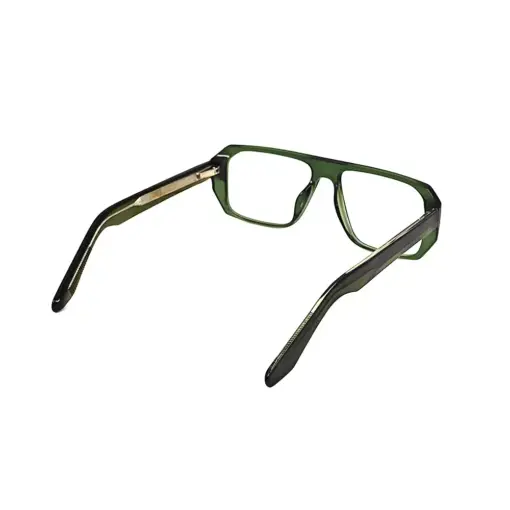 Green Bold Eyeglasses at chashmah