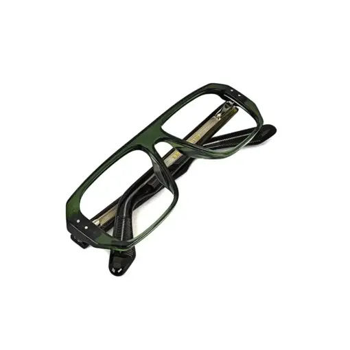 Green Bold Eyeglasses at chashmah