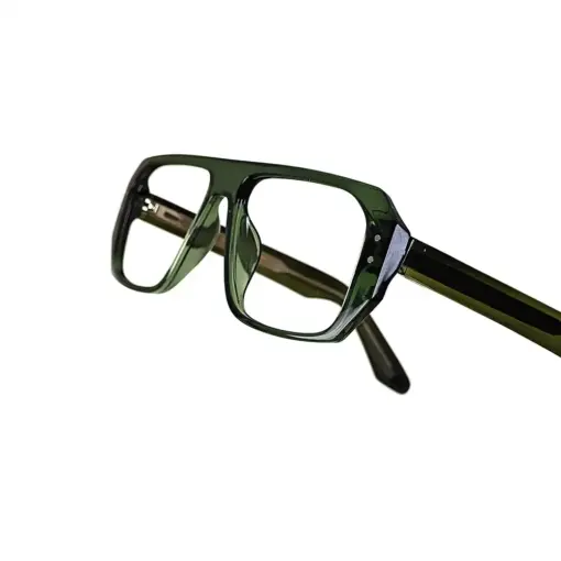 Green Bold Eyeglasses at chashmah