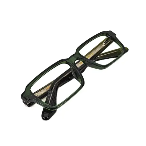 Green Compact Eyeglasses at chashmah