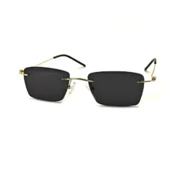 buy golden rimless turban fit sunglasses online at chashmah