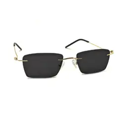buy golden rimless turban fit sunglasses online at chashmah