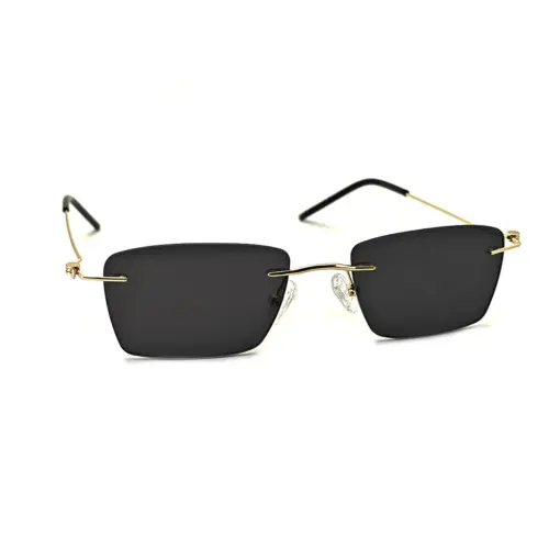 buy golden rimless turban fit sunglasses online at chashmah