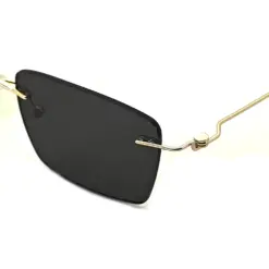 buy golden rimless turban fit sunglasses online at chashmah
