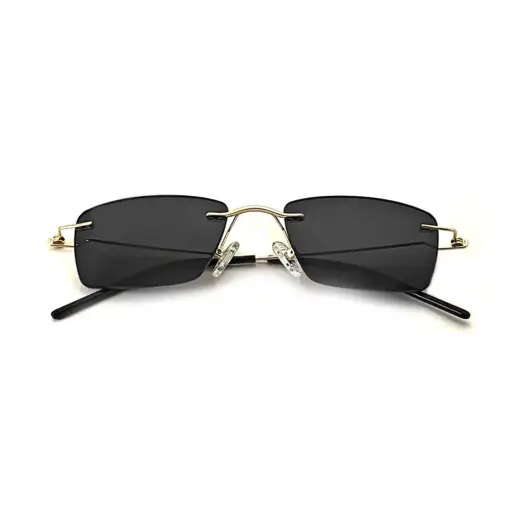 buy golden rimless turban fit sunglasses online at chashmah