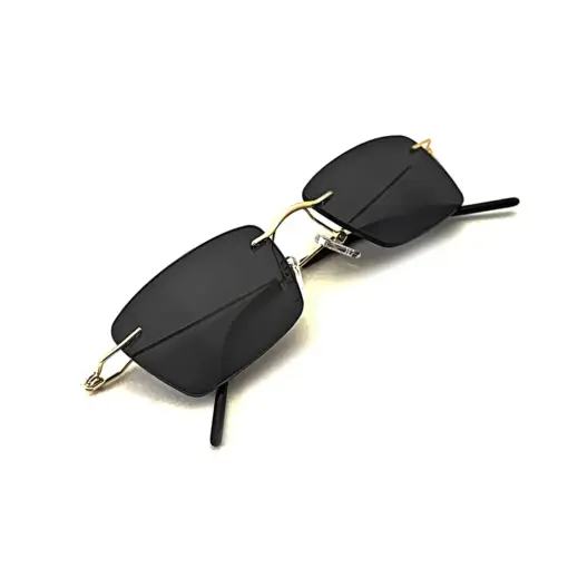 buy golden rimless turban fit sunglasses online at chashmah