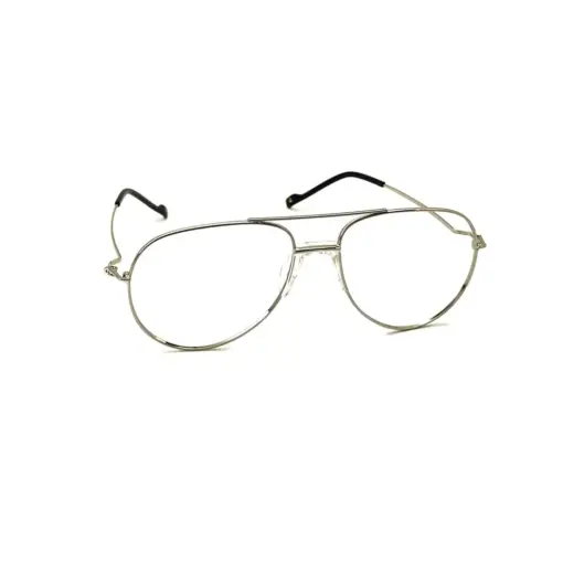 Silver Fix-pad Turban Fit Eyeglasses