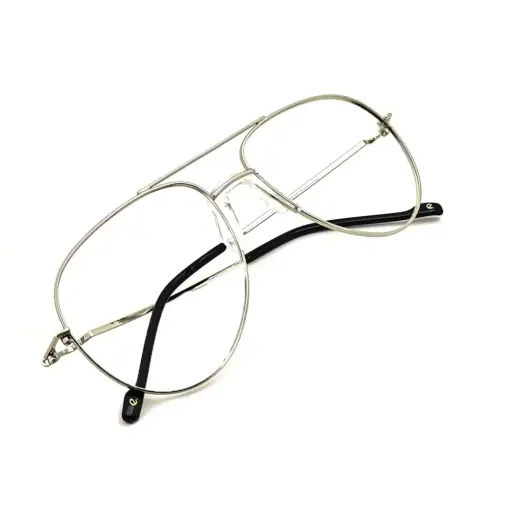 Silver Fix-pad Turban Fit Eyeglasses