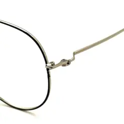 Silver-Black Fix-pad Turban Fit Eyeglasses