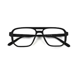 Black Compact Clip-on Eyeglasses