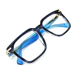 Blue Bold Large Eyeglasses online at chashmah.com