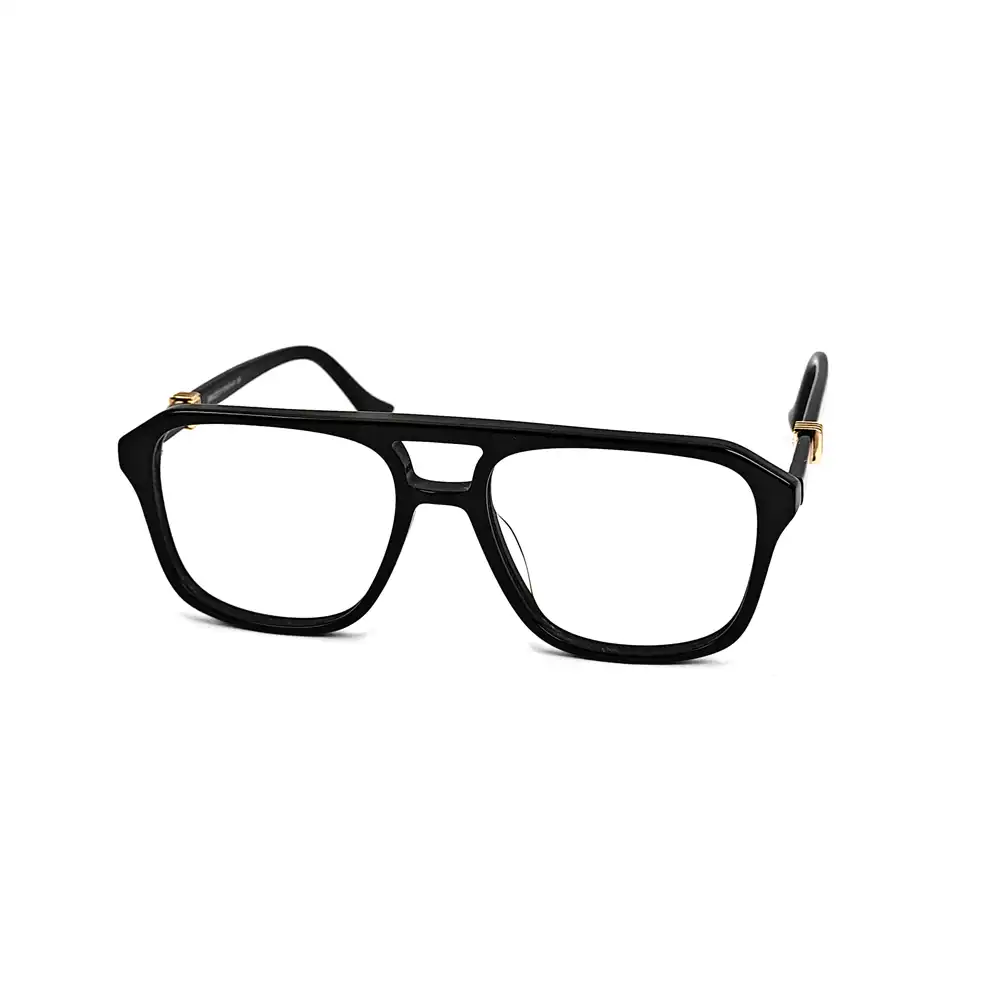 Black Modern Pilot Eyeglasses - 1494S 2 Buy Black Modern Pilot Eyeglasses Online